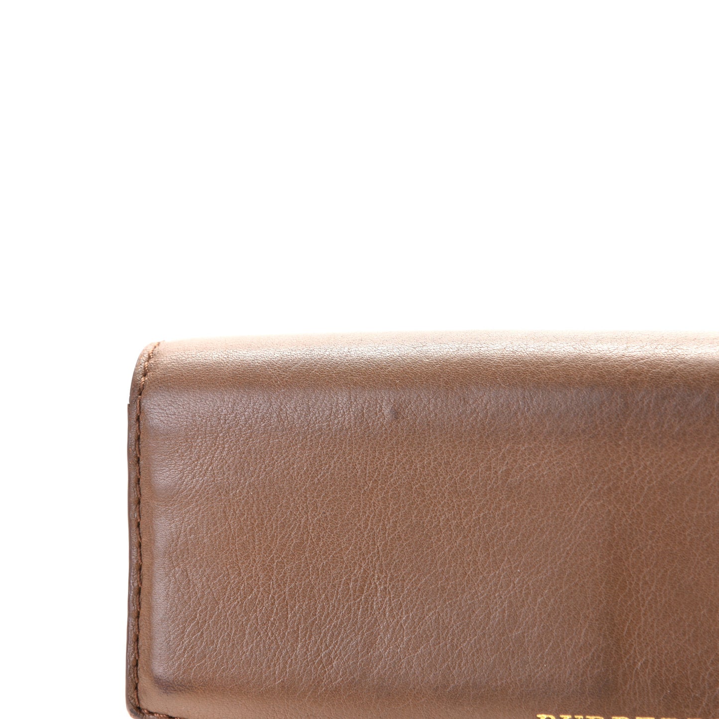Calfskin Horseferry Check Porter Continental Wallet Tan