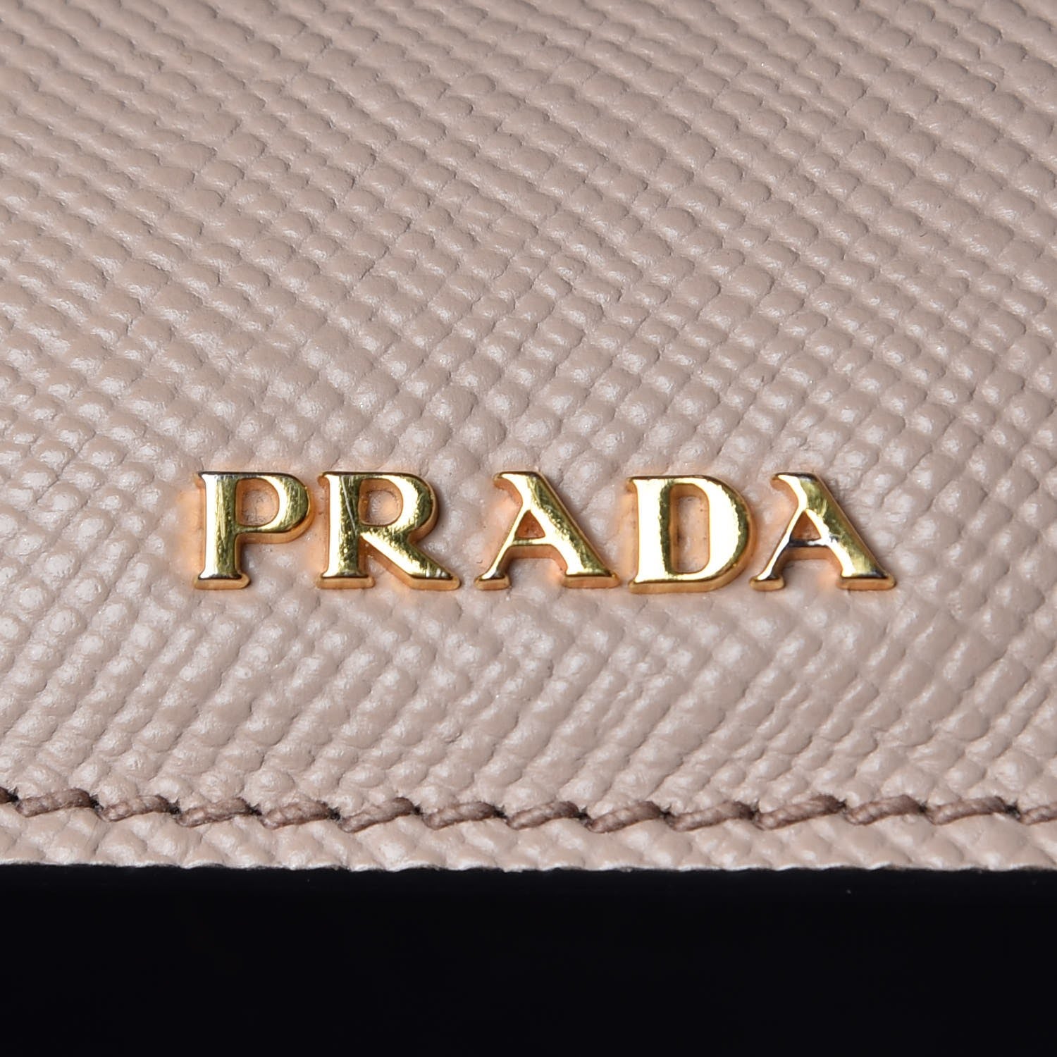 Prada Saffiano Cuir Medium Double Bag Cammeo Black 7 of 17