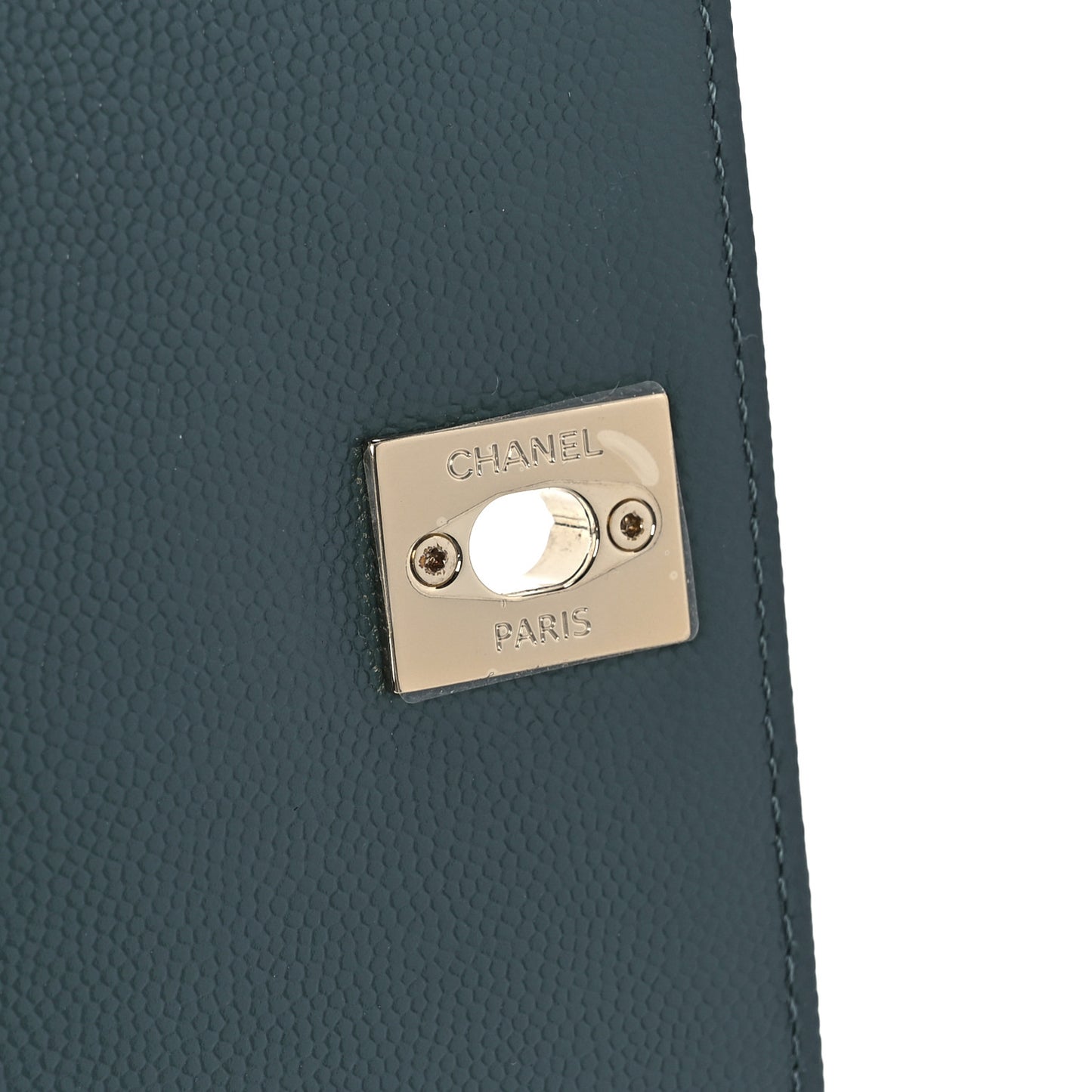 Caviar Quilted Extra Mini Coco Handle Flap Green