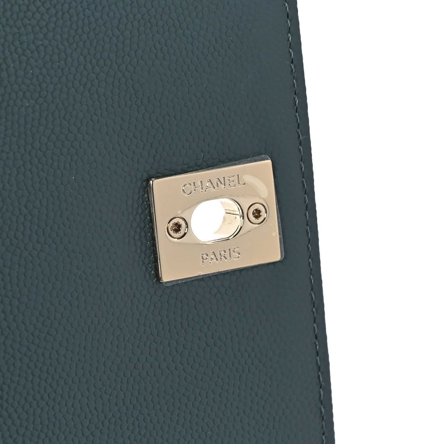 Chanel Caviar Quilted Extra Mini Coco Handle Flap Green 6 of 13