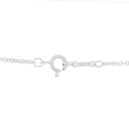 Tiffany Sterling Silver 22mm Elsa Peretti Open Heart Pendant Necklace 5 of 7