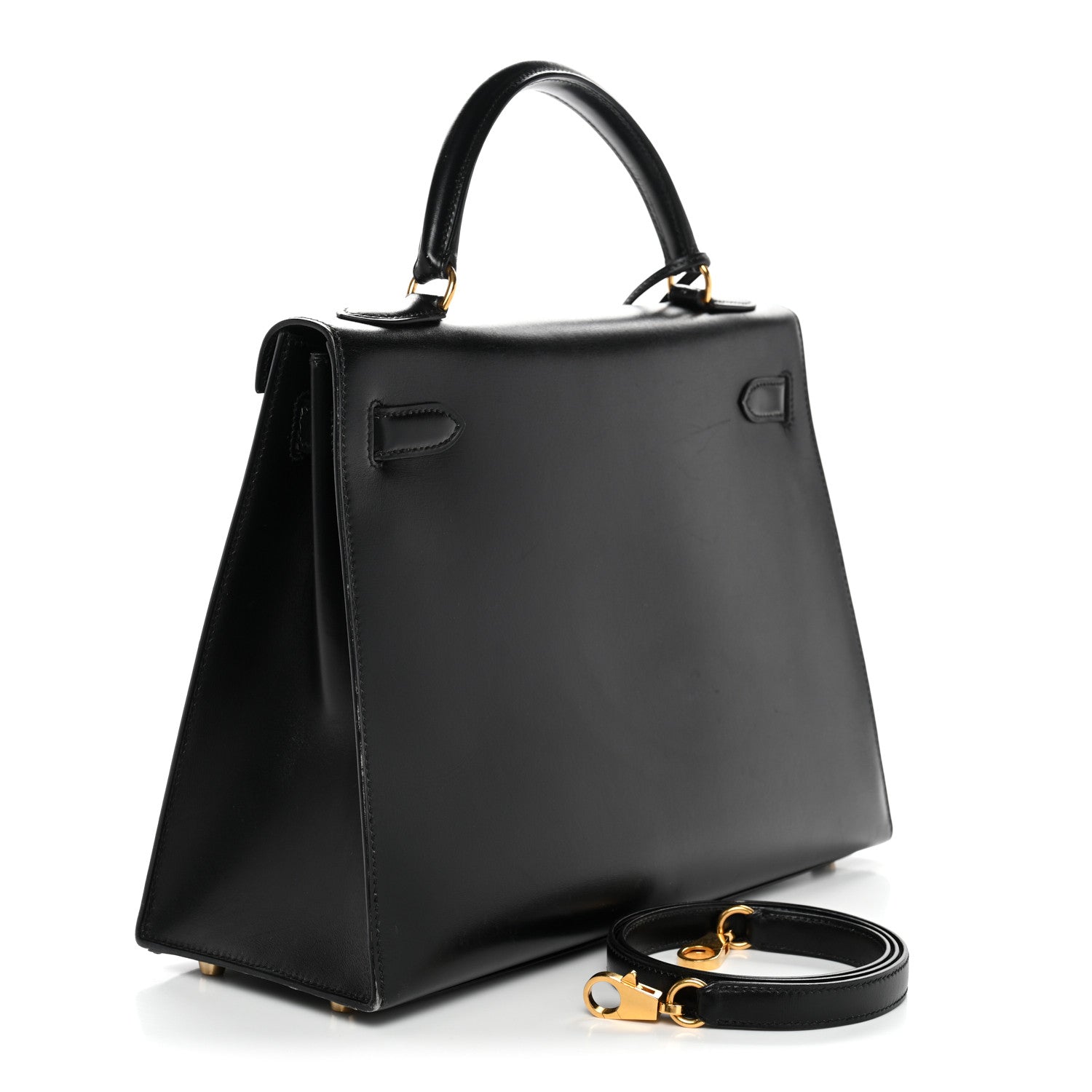 Hermes Box Kelly Sellier 32 Black 3 of 19