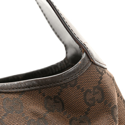 Gucci Monogram Small Jackie O Hobo Dark Brown 10 of 13