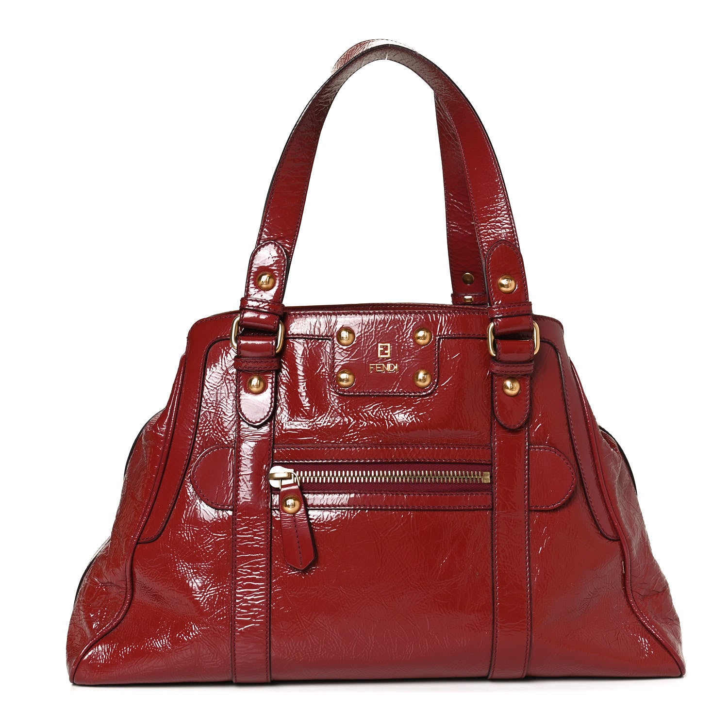 Fendi Vitello Naplak Small Bag De Jour Rosso 1 of 12
