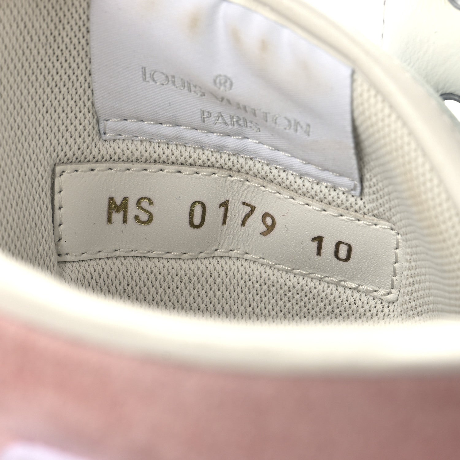 Louis Vuitton Calfskin Suede Monogram Mens Rivoli High Top Sneakers 10 White Multicolor 7 of 9
