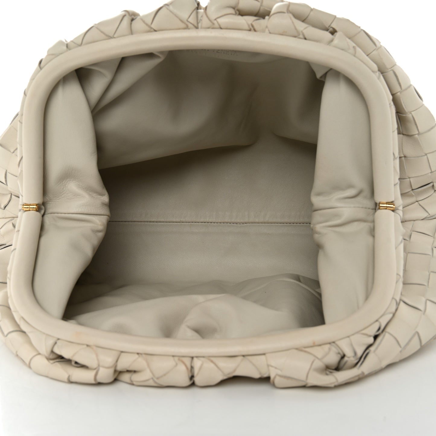 Nappa Maxi Intrecciato The Pouch Oversized Clutch Plaster