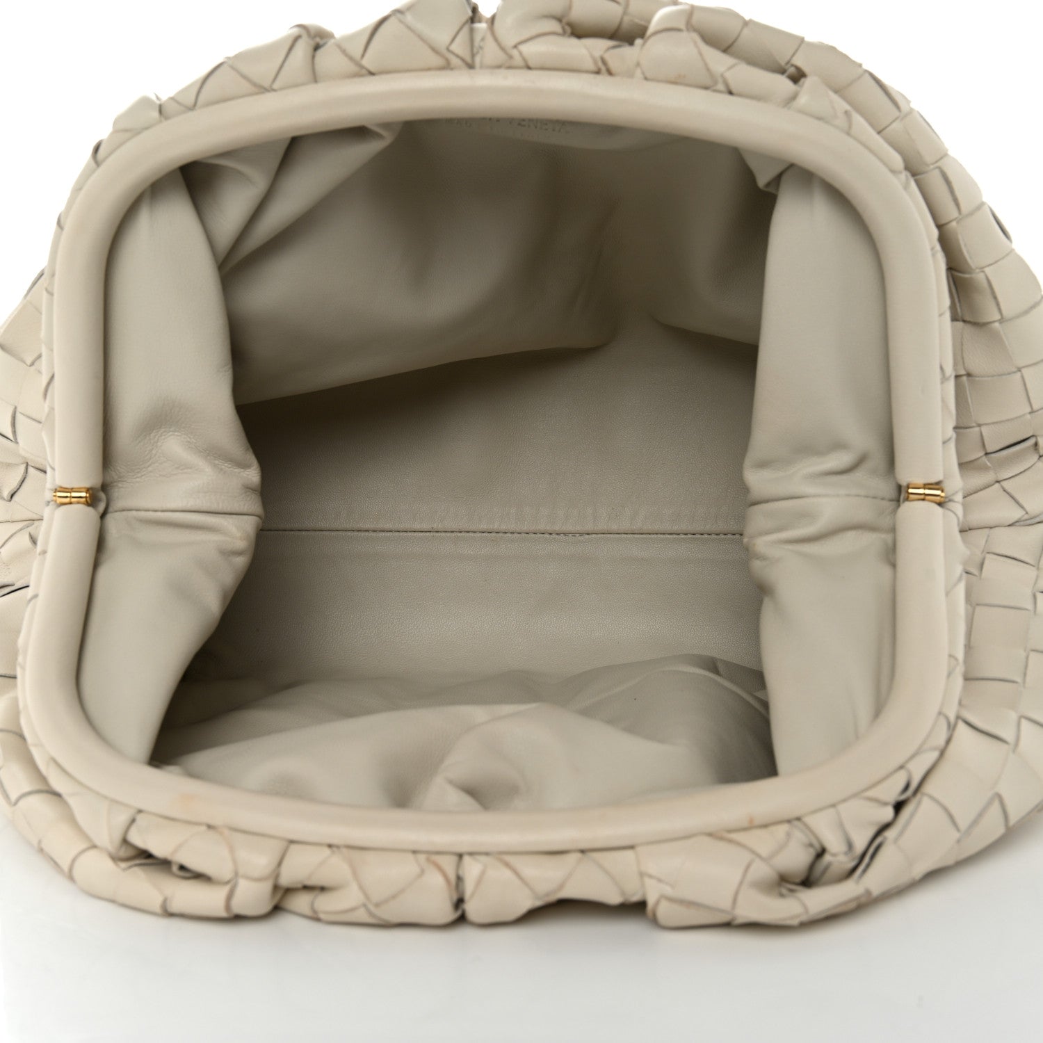 Bottega Veneta Nappa Maxi Intrecciato The Pouch Oversized Clutch Plaster 10 of 12
