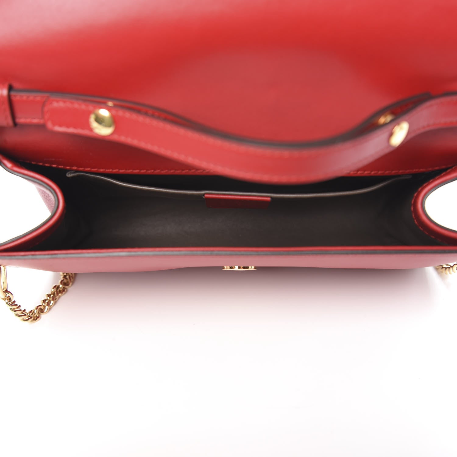 Gucci Smooth Calfskin Small Zumi Top Handle Shoulder Bag Hibiscus Red 5 of 11