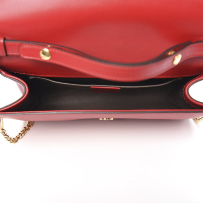 Gucci Smooth Calfskin Small Zumi Top Handle Shoulder Bag Hibiscus Red 5 of 11