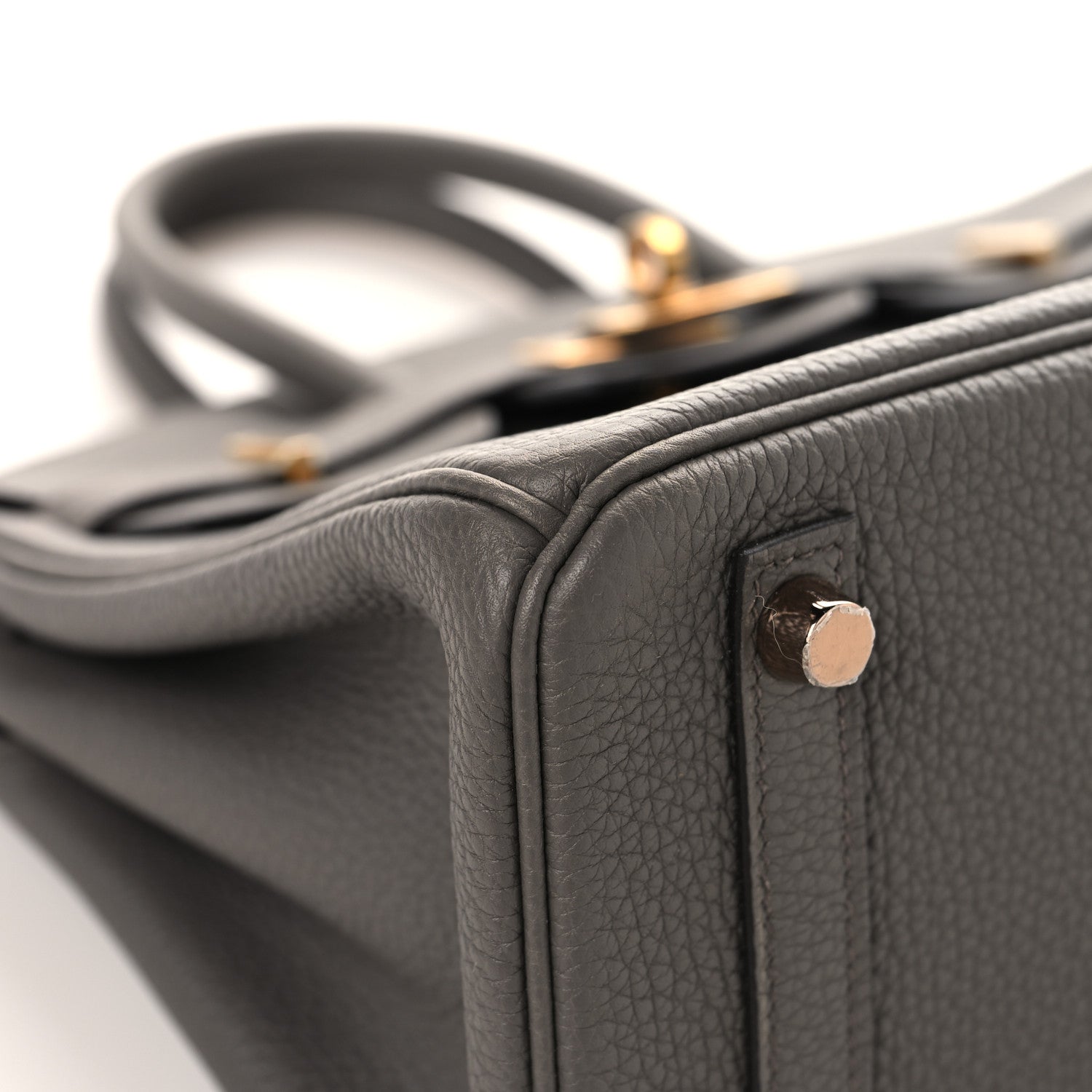 Hermes Togo Birkin 25 Etain 15 of 23