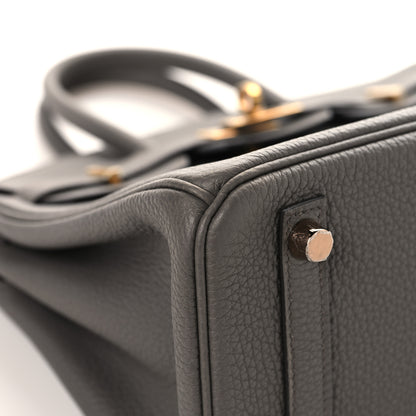 Hermes Togo Birkin 25 Etain 15 of 23