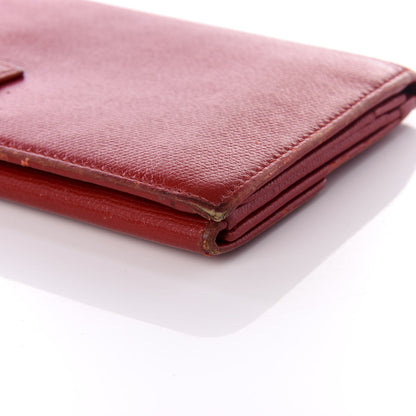 Chanel Grained Calfskin CC Long Wallet Red 9 of 15