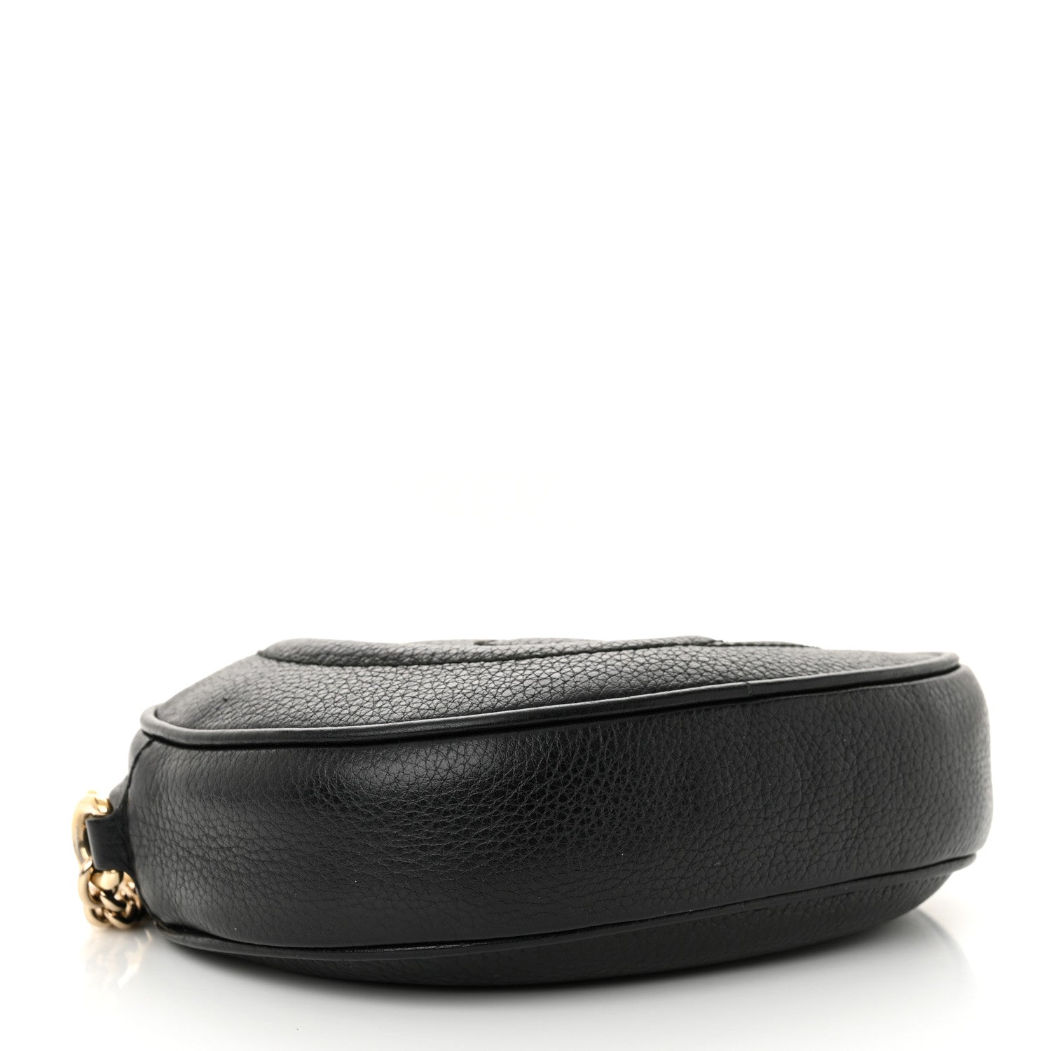 Gucci Pebbled Calfskin Mini Soho Chain Bag Black 4 of 11