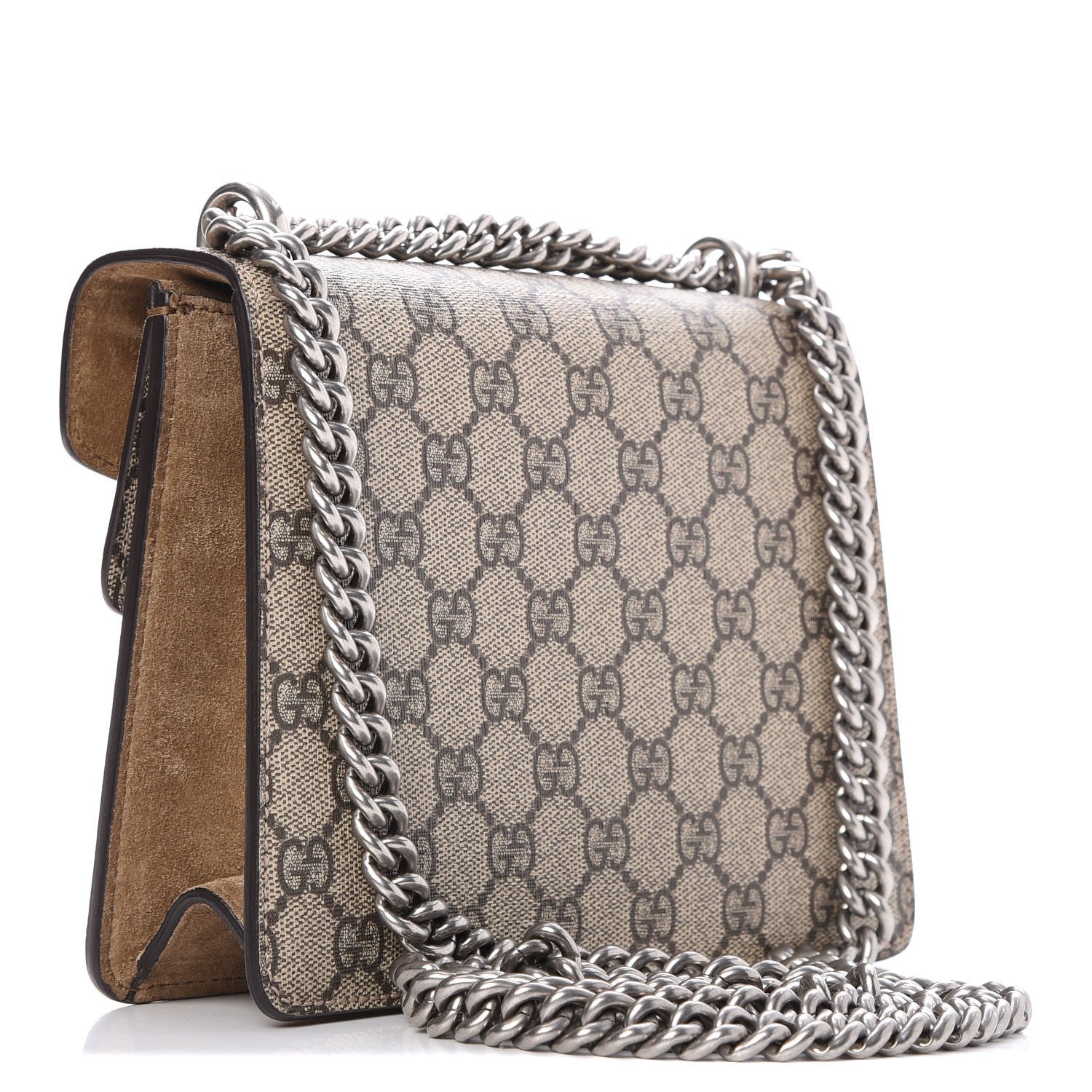 Gucci GG Supreme Monogram Mini Dionysus Shoulder Bag Taupe 3 of 8