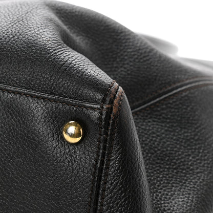 Chanel Calfskin Cerf Executive Shopper Tote Black 10 of 16