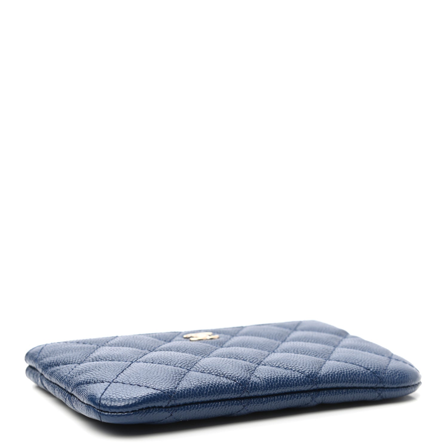 Chanel Caviar Quilted Small Cosmetic Case Navy 4 of 7