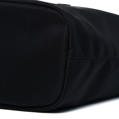 Prada Saffiano Tessuto Nylon Vela Bucket Wristlet Black 9 of 9