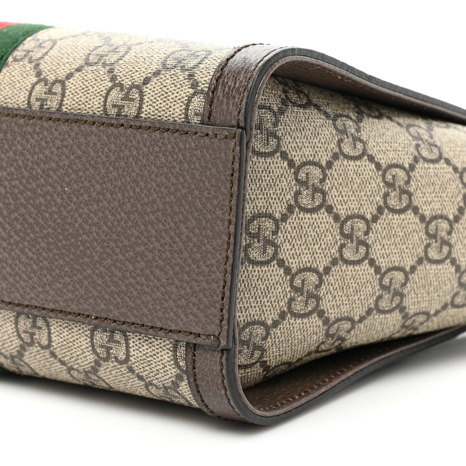 Gucci GG Supreme Monogram Small Ophidia Tote Bag Brown 8 of 11