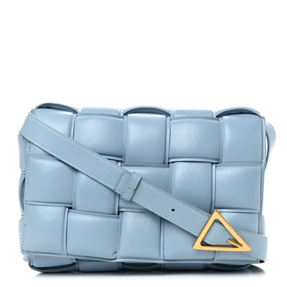 Bottega Veneta Nappa Maxi Intreccio Padded Cassette Crossbody Bag Ice 1 of 8