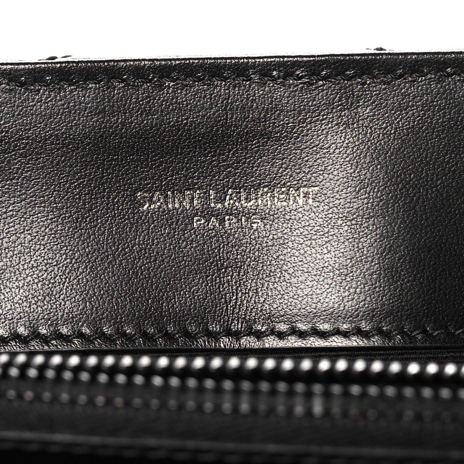 Saint Laurent Calfskin Y Quilted Monogram Medium Loulou Chain Satchel Black 5 of 10
