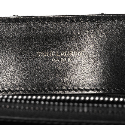 Saint Laurent Calfskin Y Quilted Monogram Medium Loulou Chain Satchel Black 5 of 10