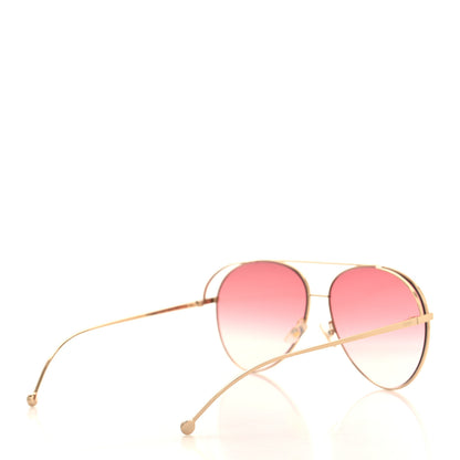 Fendi Metal Aviator Sunglasses FF0286/S Rose Gold 4 of 7