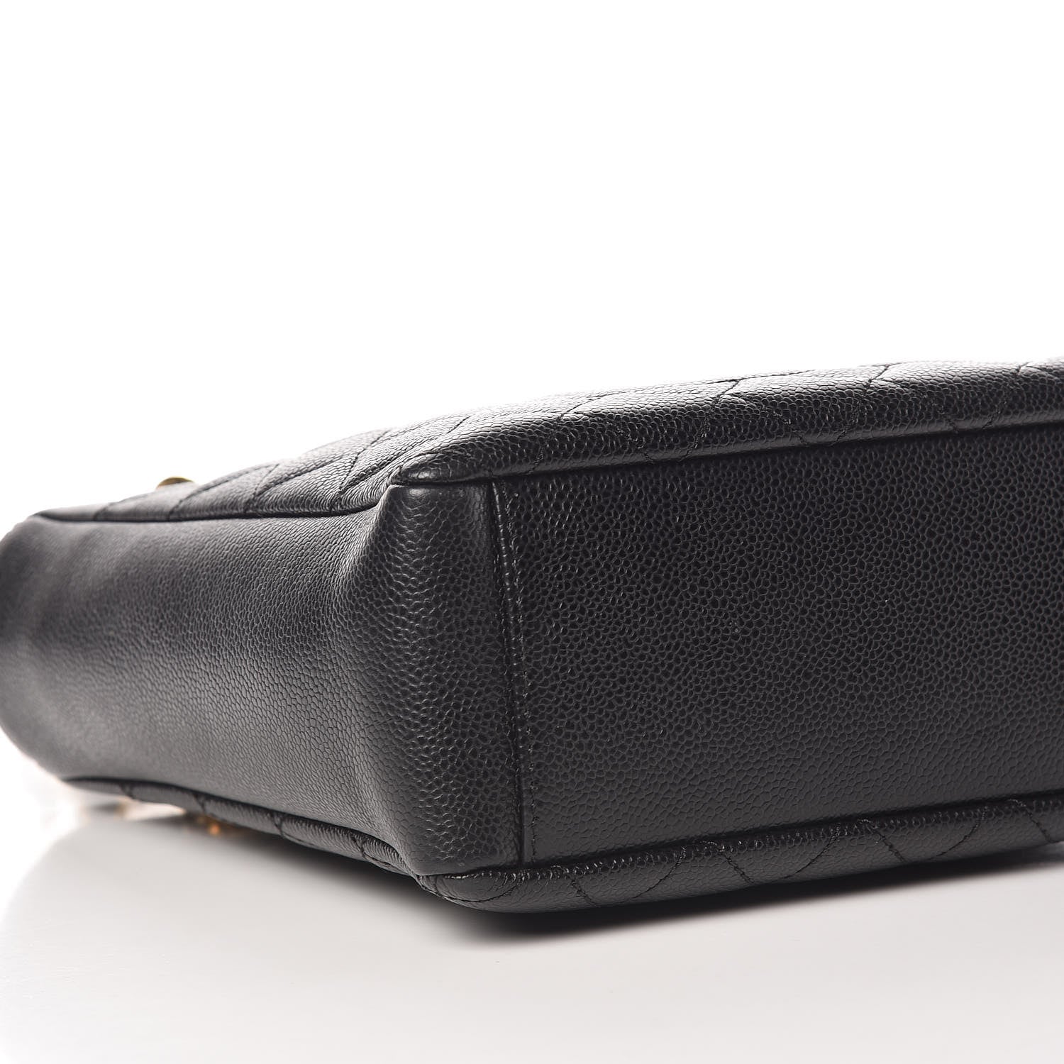 Chanel Caviar Quilted Petit Shopping Tote PST Black 8 of 9