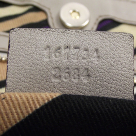 Guccissima Britt Shoulder Bag Ivory