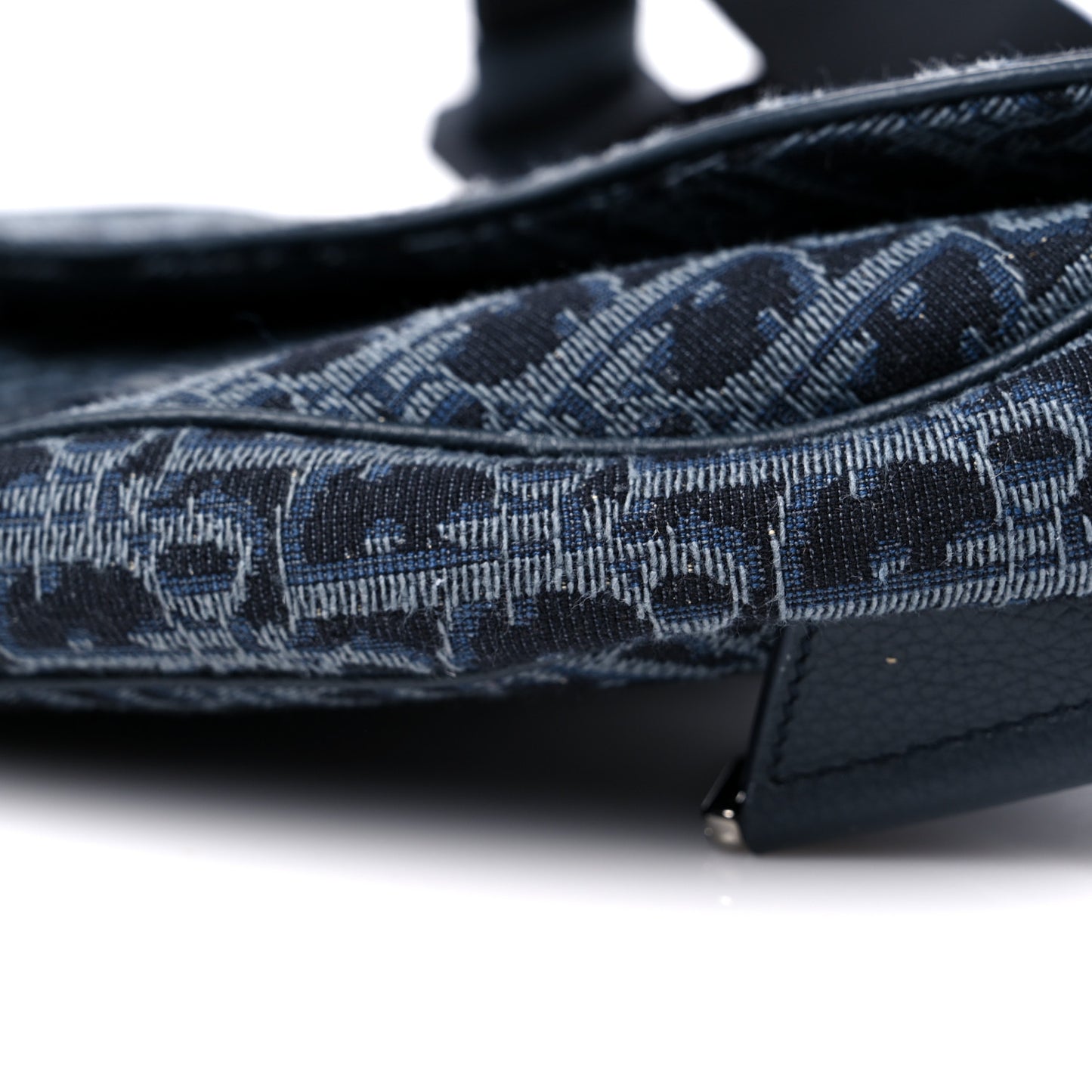 Oblique Mens Saddle Bag Blue