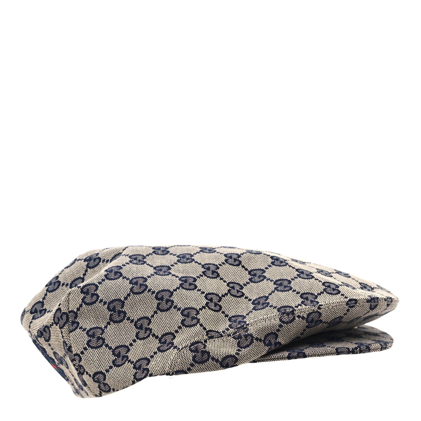 Monogram Flat Cap M Navy