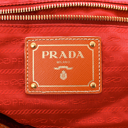Prada Tessuto Nylon Saffiano Tote Giallo 6 of 13