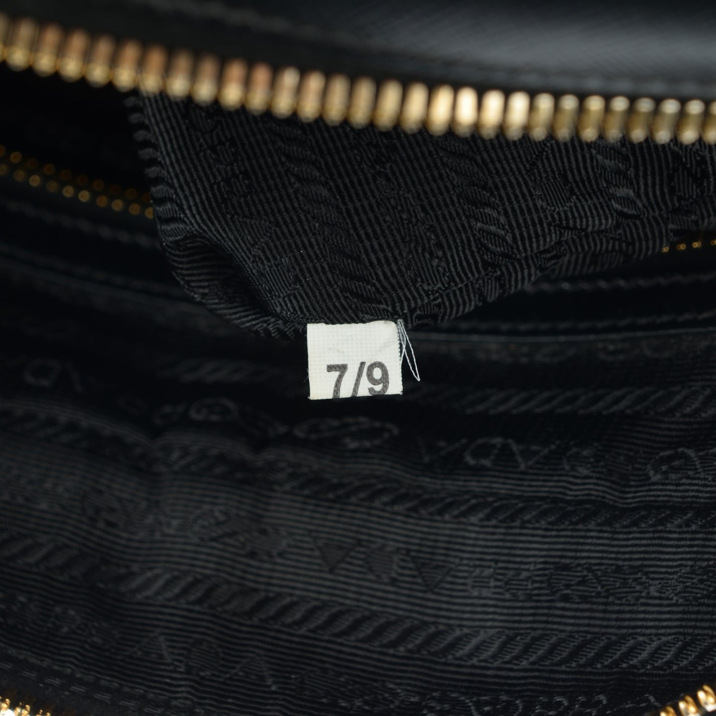 Saffiano Lux Bowler Black