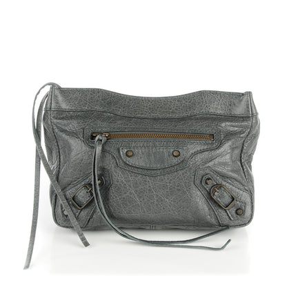 Balenciaga Agneau Classic Hardware Porte Toilette Makeup Clutch Anthracite 1 of 7