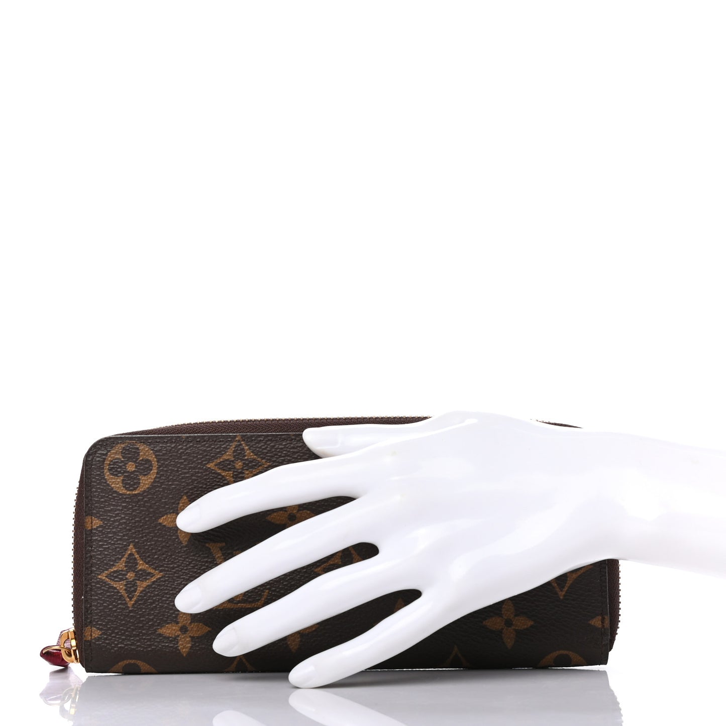 Monogram Clemence Wallet Fuchsia