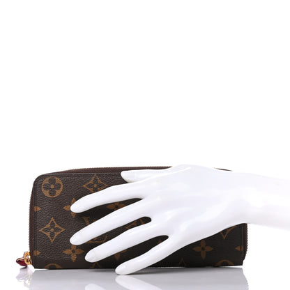 Louis Vuitton Monogram Clemence Wallet Fuchsia 2 of 7