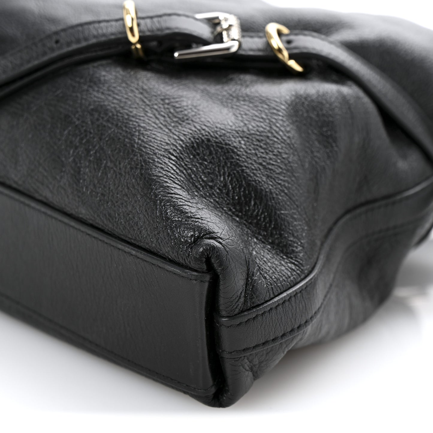 Calfskin Medium Voyou Bag Black