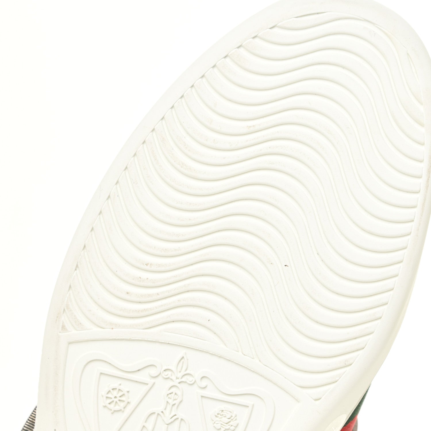 Gucci Calfskin Ayers Web Mens Dionysus High Top Sneakers 7 White 7 of 14