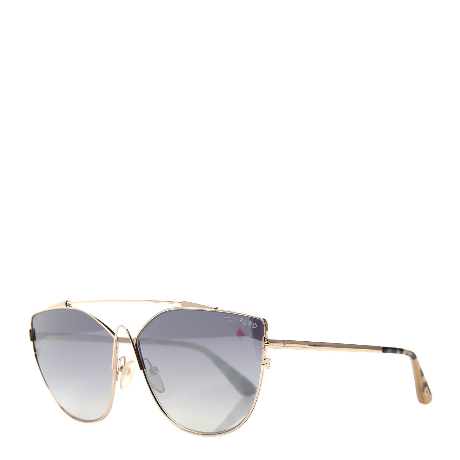 Tom Ford Metal Jacquelyn 02 Aviator Sunglasses TF563 Gold 1 of 8