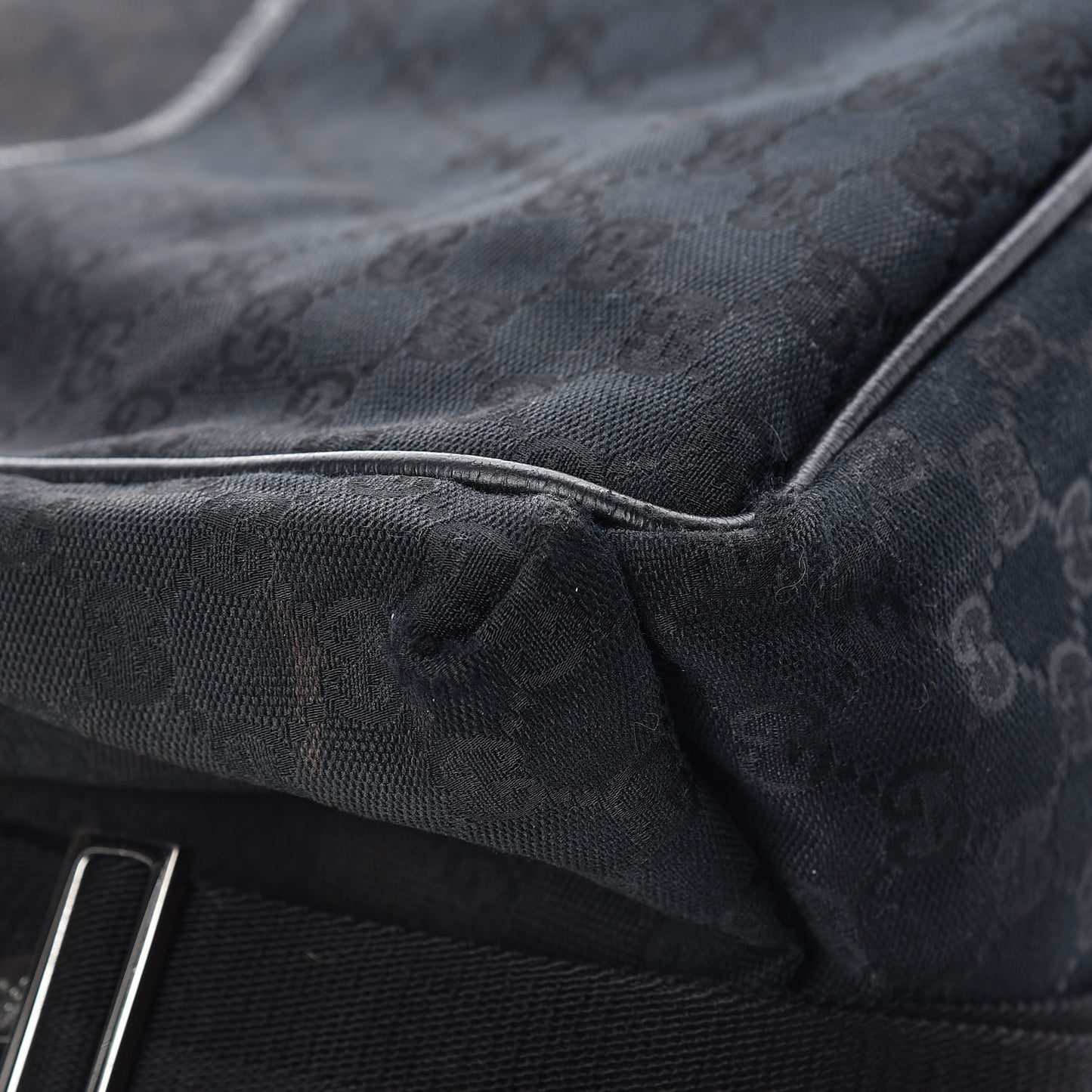 Monogram Large Diaper Bag Black