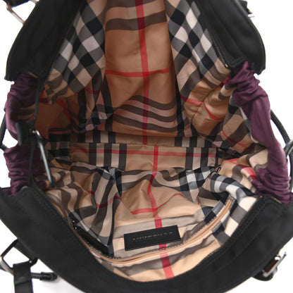 Burberry Nylon Small Buckleigh Packable Tote Purple 7 of 11