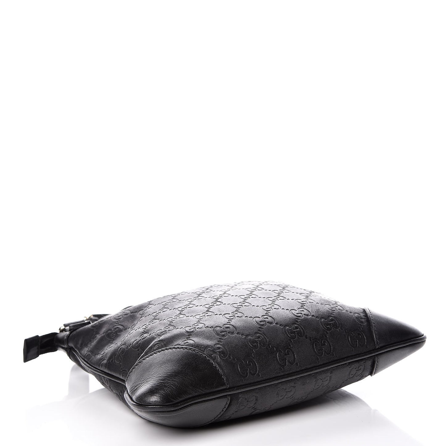 Guccissima Small Flat Messenger Bag Black