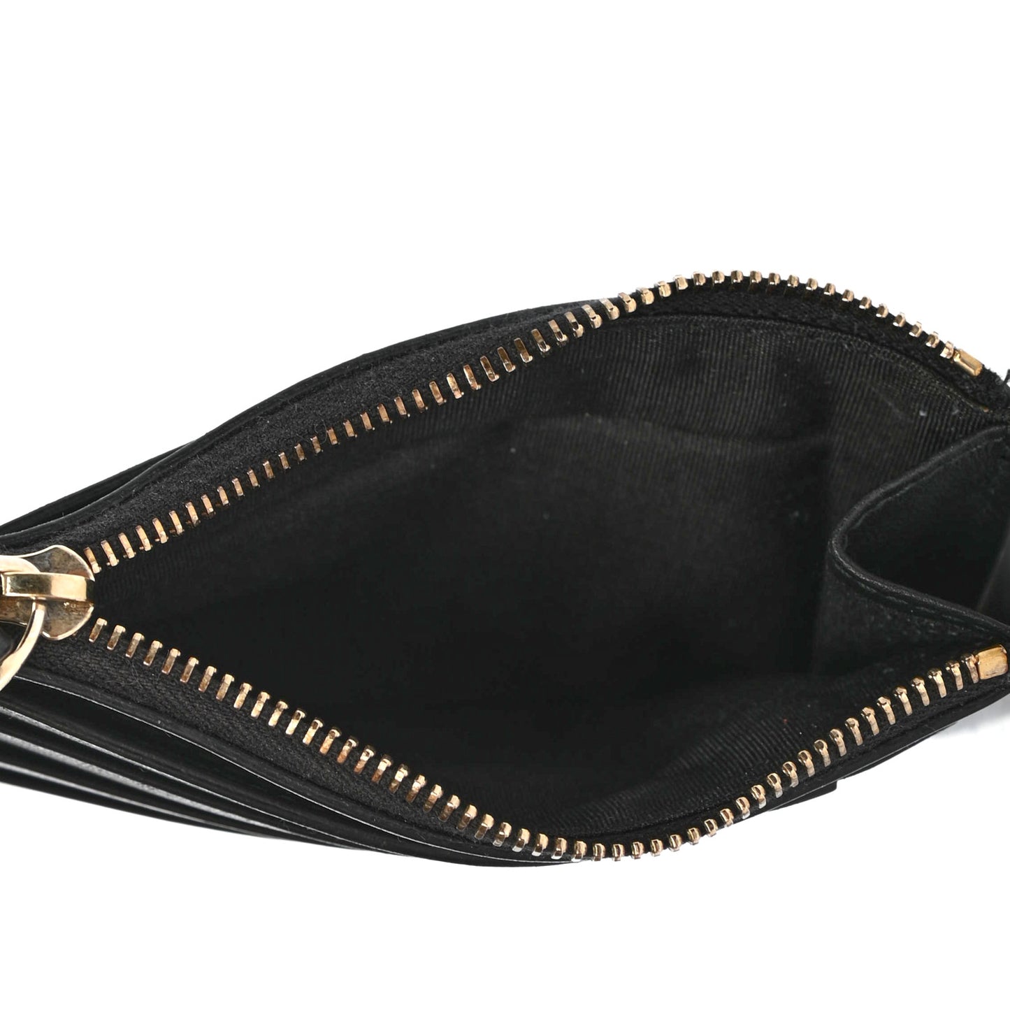 Vitello Rockstud Coin Case Card Holder Black