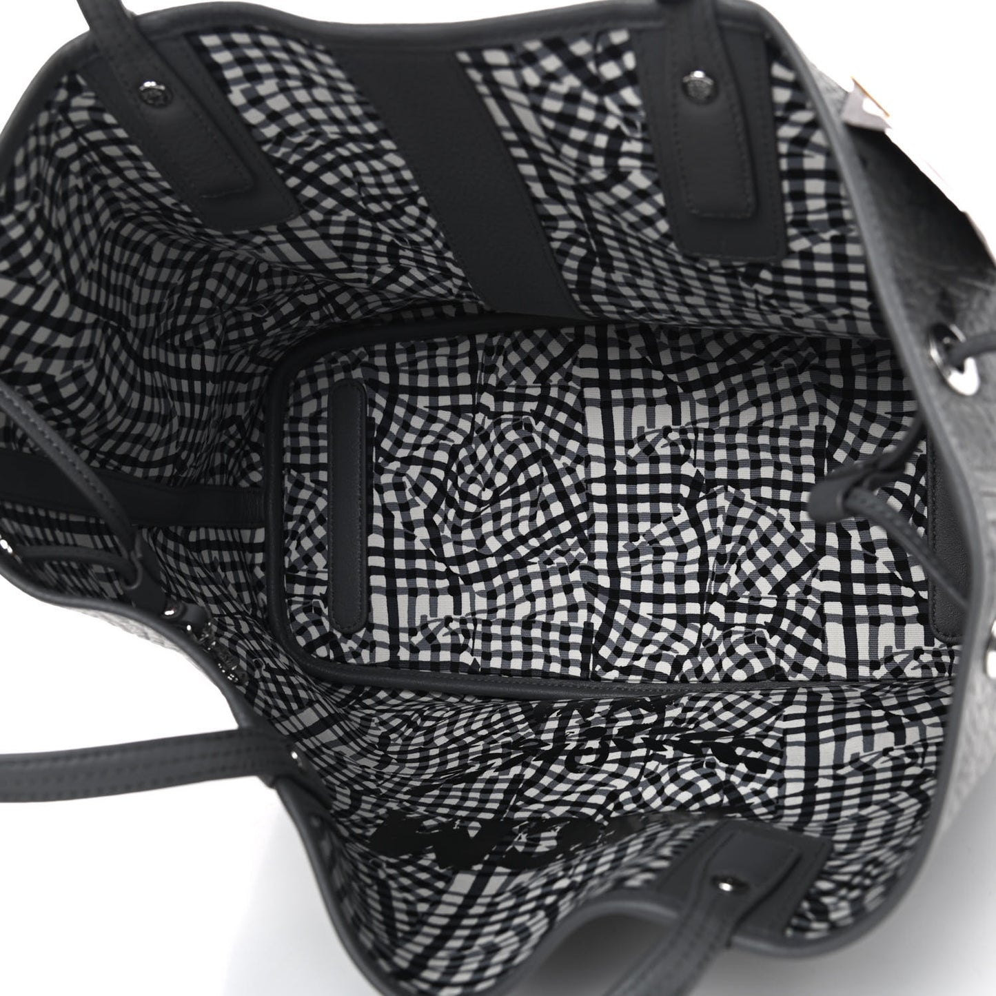 Visetos Medium Reversible Shopper Tote Phantom Grey