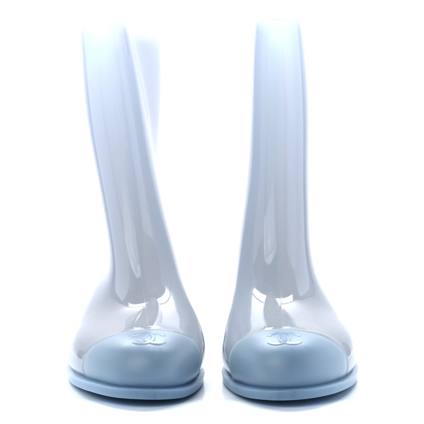 Rubber Rain Boots 38 Light Blue