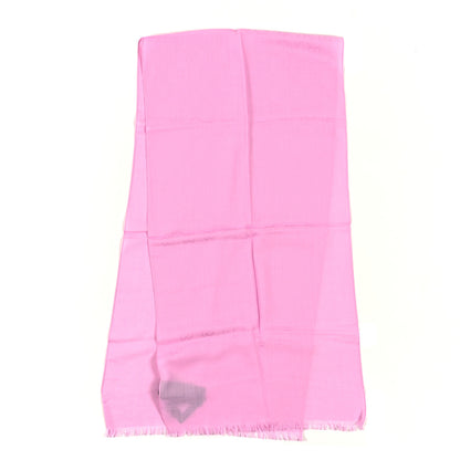 Gucci Wool Silk GG Monogram GGNat Scarf Rose 2 of 3