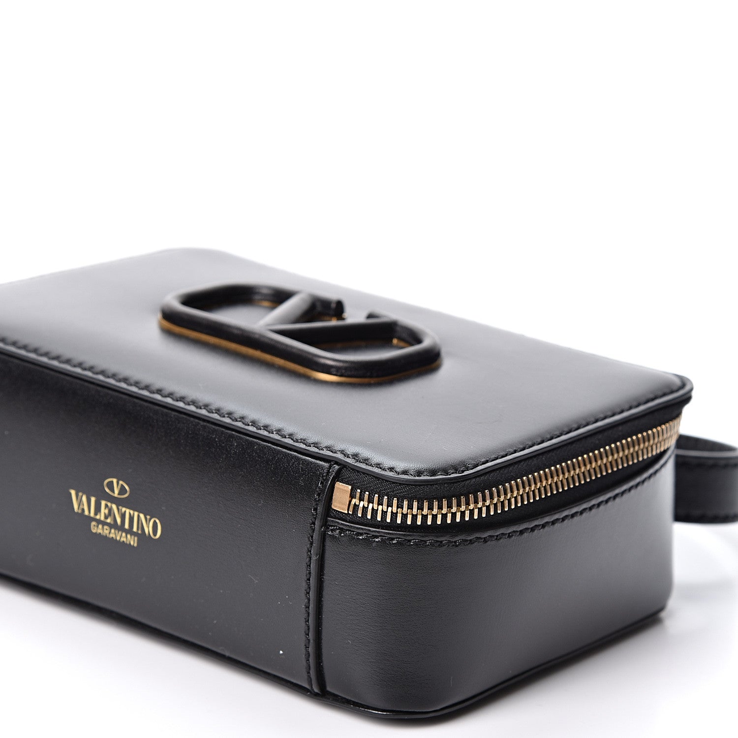 Valentino Garavani Smooth Calfskin VSling Crossbody Bag Black 9 of 9