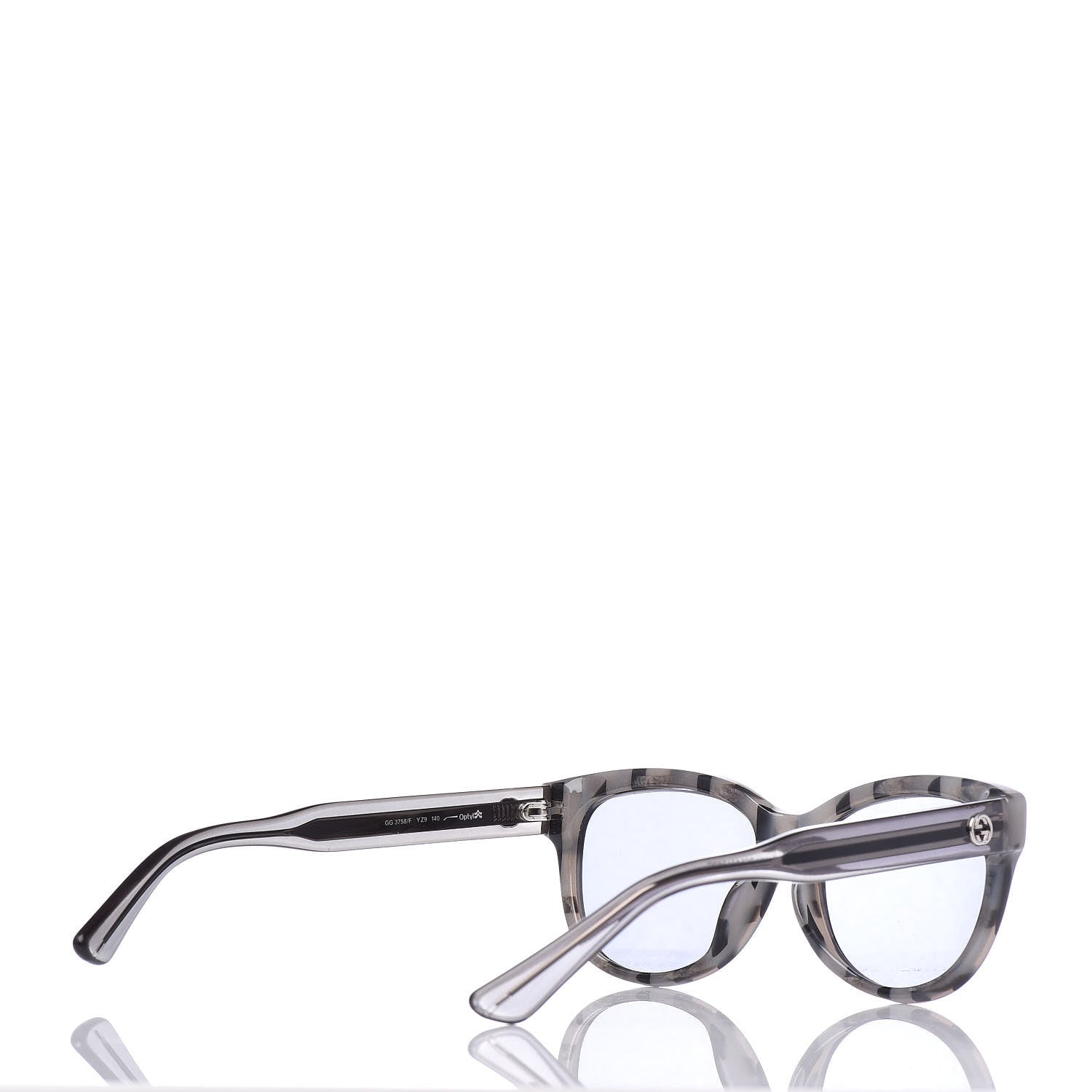 Gucci Acetate Sunglasses GG3758/F Black Grey 4 of 8