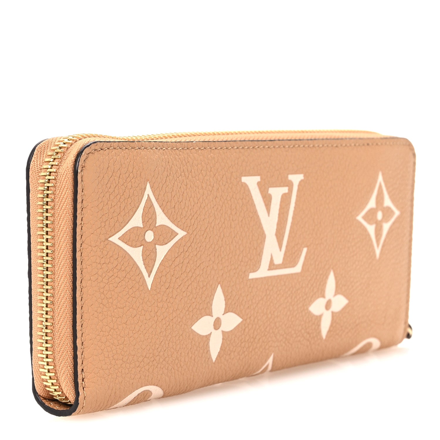 Louis Vuitton Empreinte Monogram Giant Clemence Wallet Arizona Creme 3 of 7