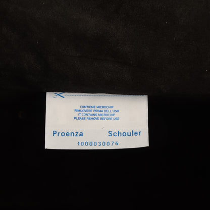 Proenza Schouler Pebbled Calfskin Small Courier Black 6 of 7