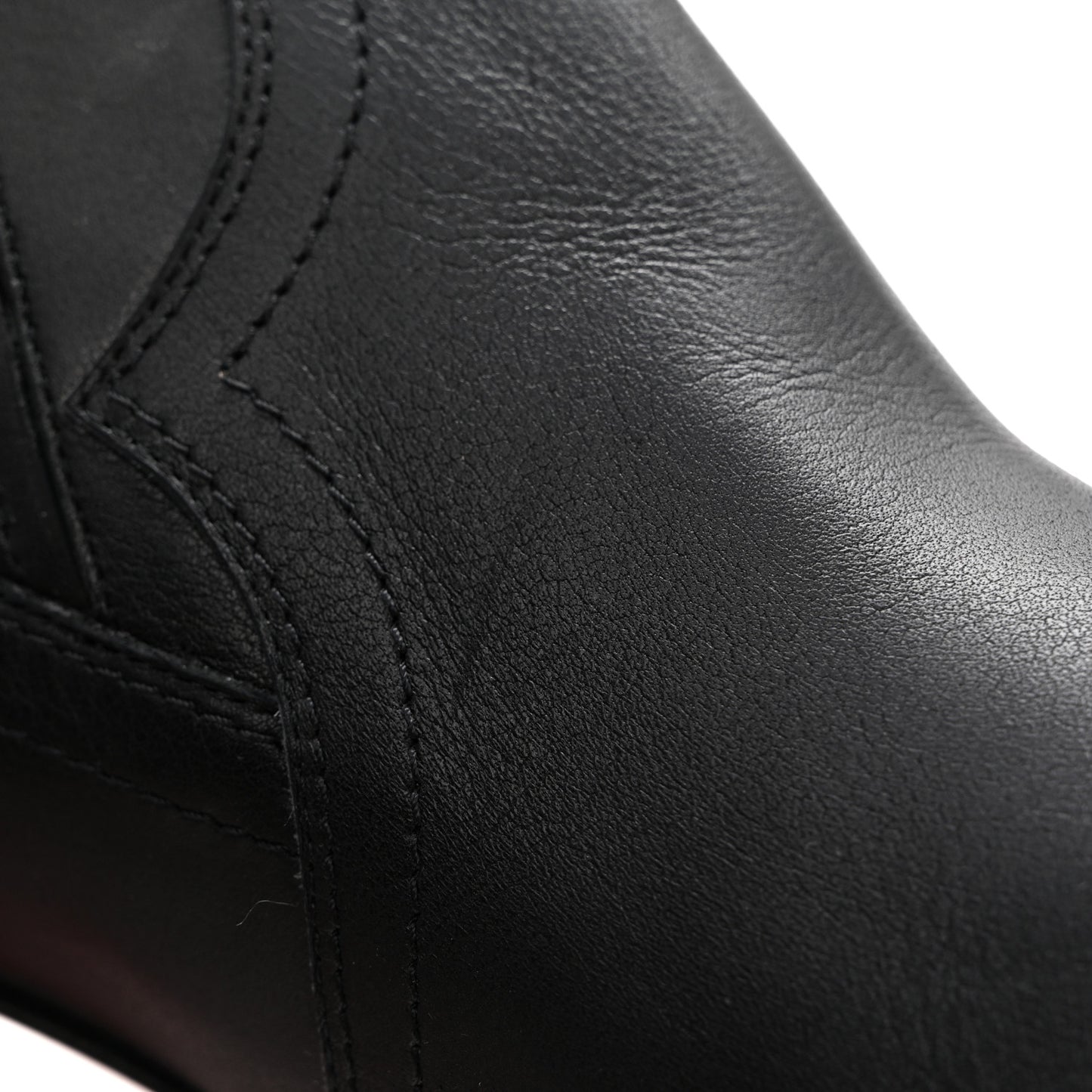 Calfskin Santigag 85 Ankle Boots 40 Black